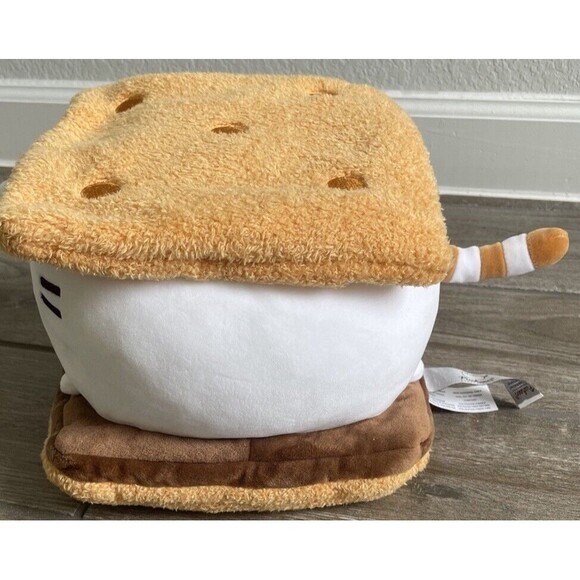 GUND Pusheen SMores Squisheen Plush Stuffed Animal Cat Retired HTF EUC - Picture 2 of 9
